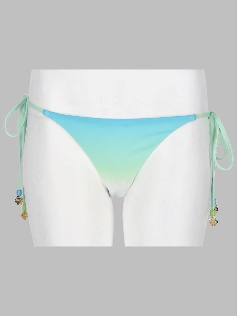 SLIP BIKINI GRADIENT CON PERLINE