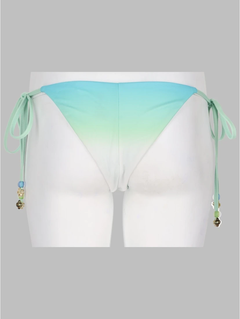 SLIP BIKINI GRADIENT CON PERLINE