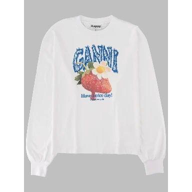 T-SHIRT CON STAMPA "STRAWBERRY"