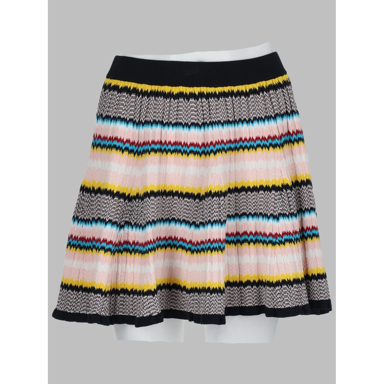 MINIGONNA IN MAGLIA CHEVRON