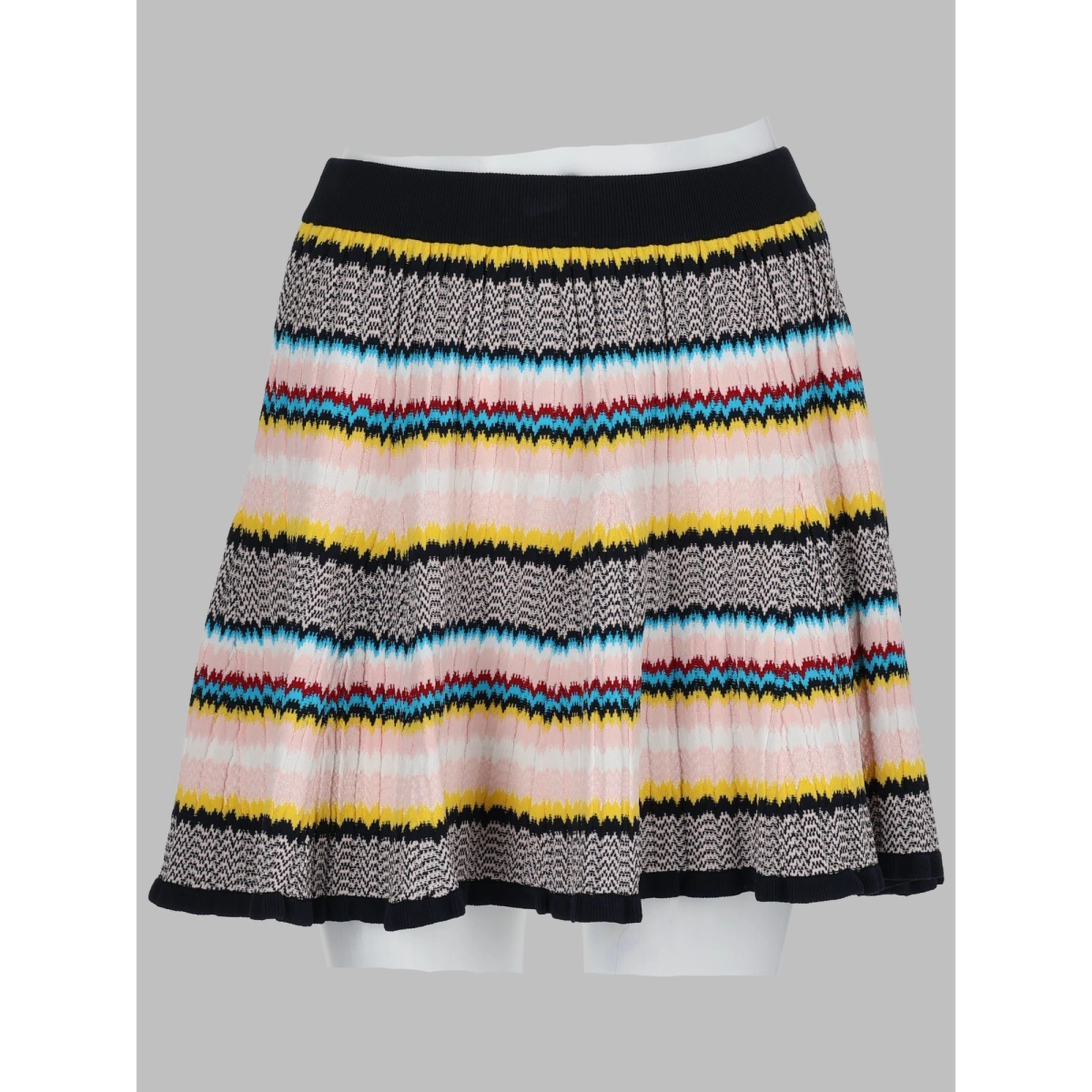 MINIGONNA IN MAGLIA CHEVRON