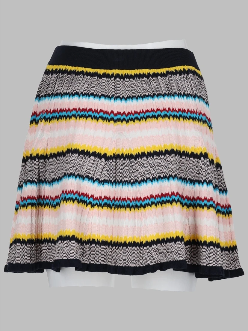 MINIGONNA IN MAGLIA CHEVRON