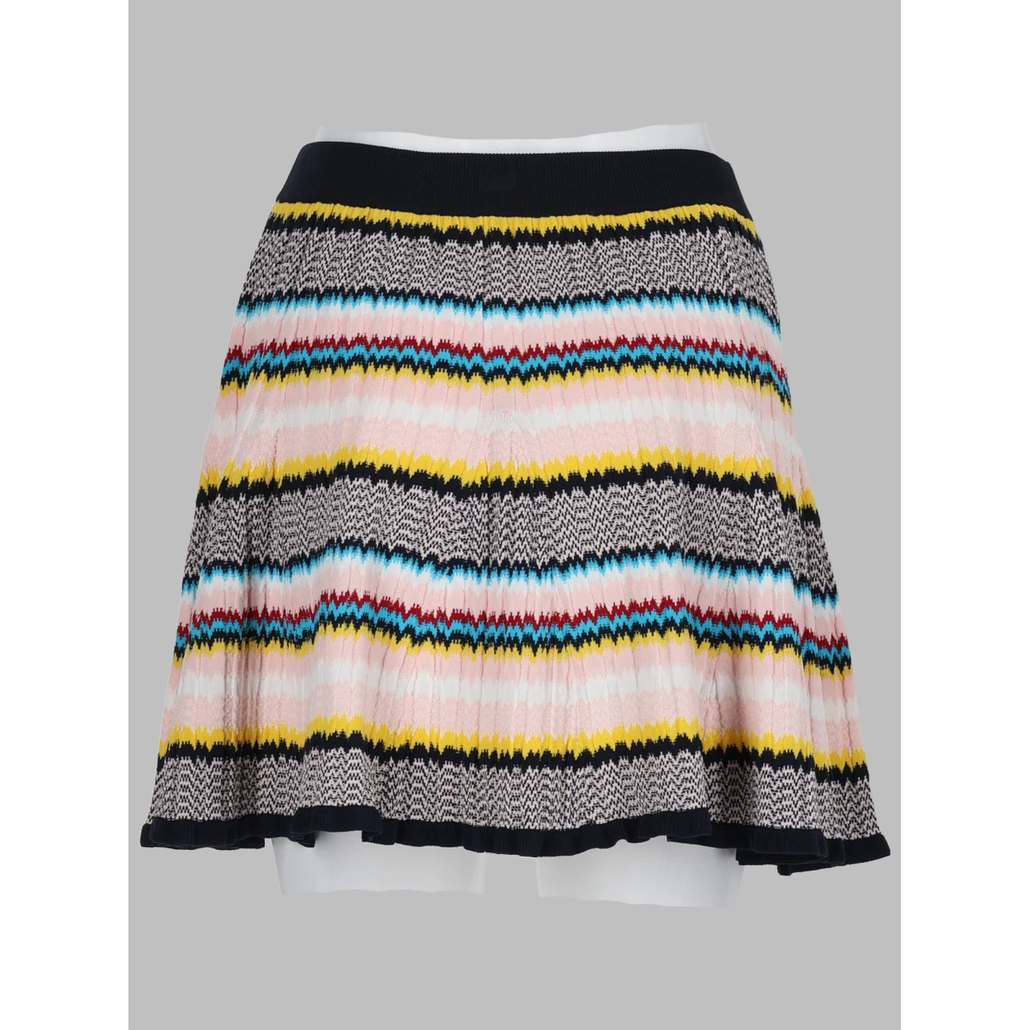 MINIGONNA IN MAGLIA CHEVRON