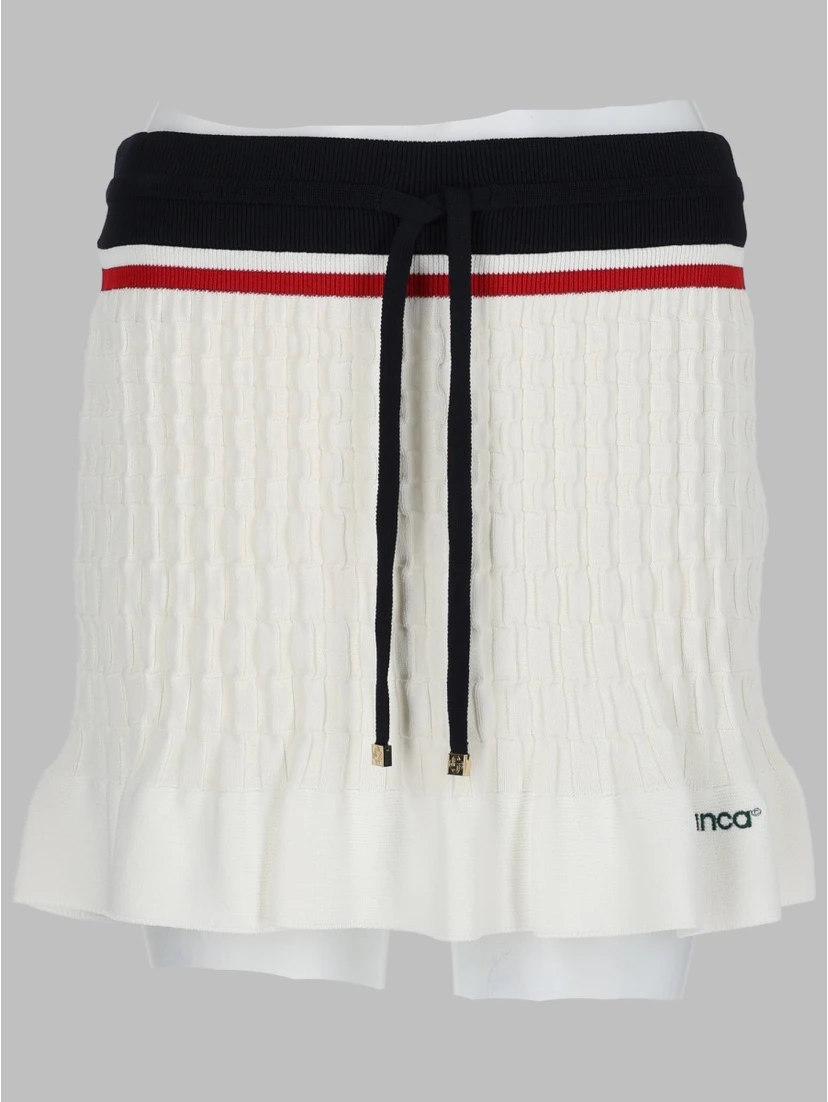 MINIGONNA DA TENNIS IN MAGLIA