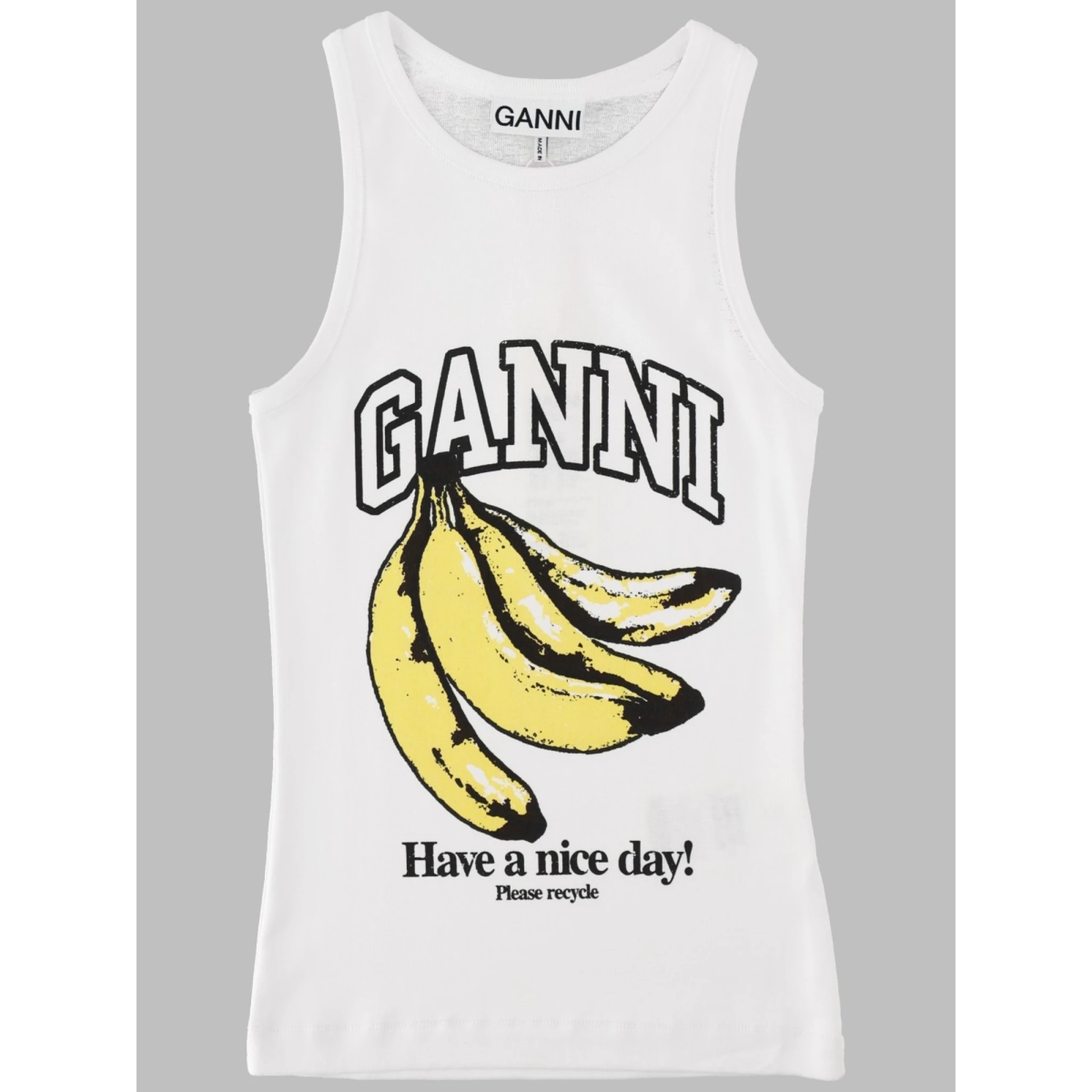 TANK TOP CON STAMPA BANANA