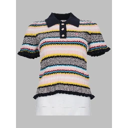 MAGLIA POLO CON MOTIVO CHEVRON