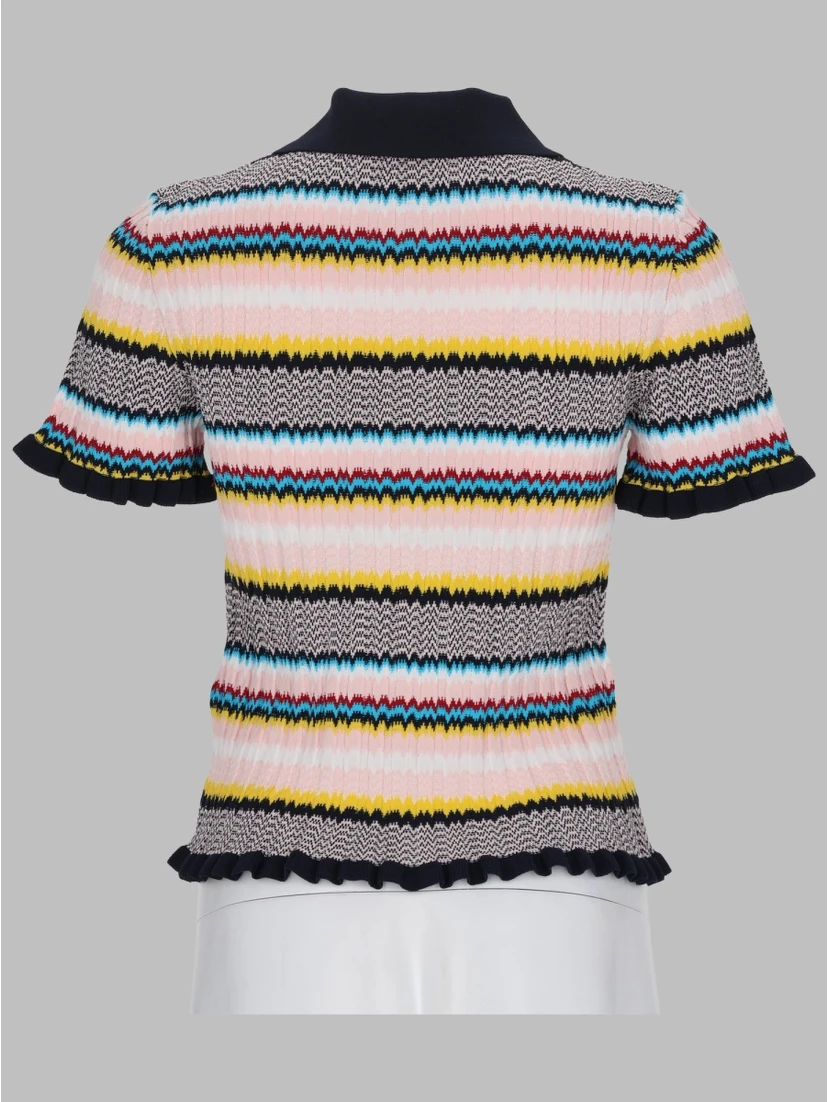 MAGLIA POLO CON MOTIVO CHEVRON