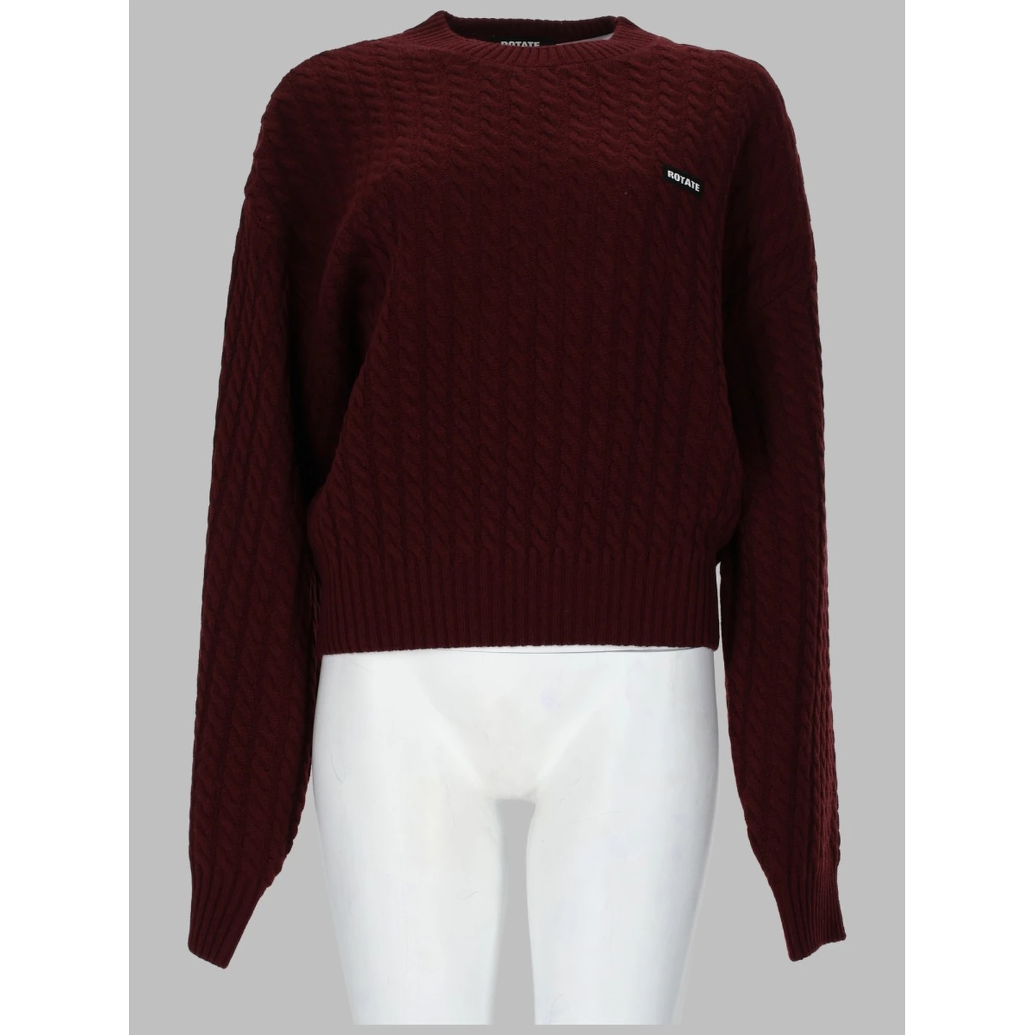 MAGLIA A TRECCE IN LANA E CASHMERE
