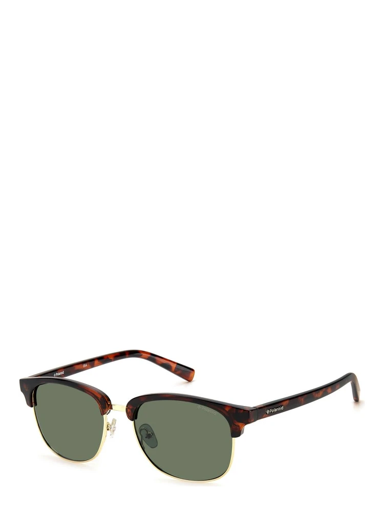 Brown Metal Sunglasses