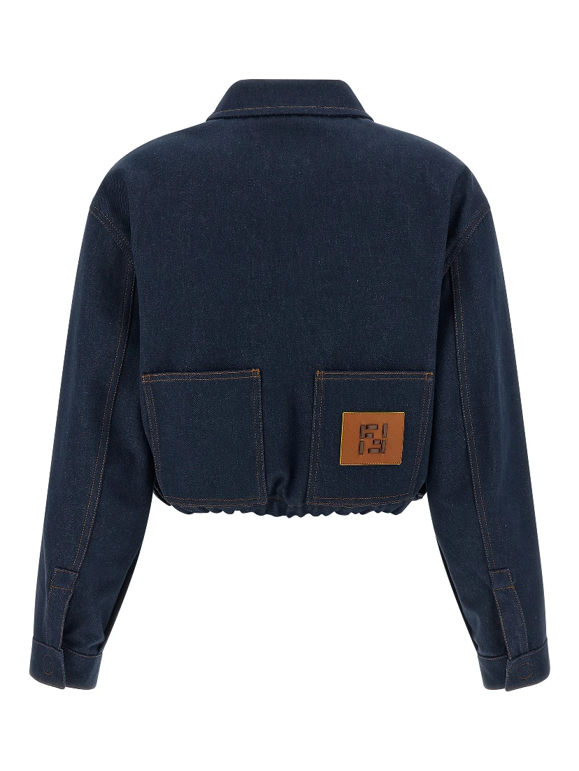 Blue Cotton Denim Jacket