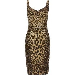 Multicolor Silk Cocktail Dress