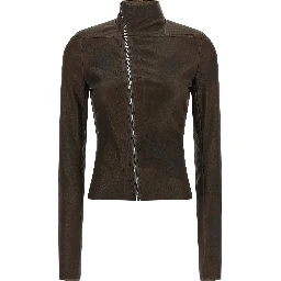 Brown Lamb Leather Leather Jacket