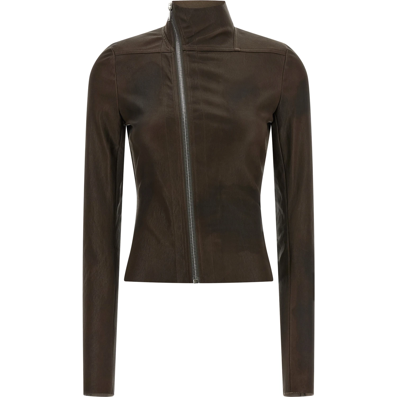 Brown Lamb Leather Leather Jacket