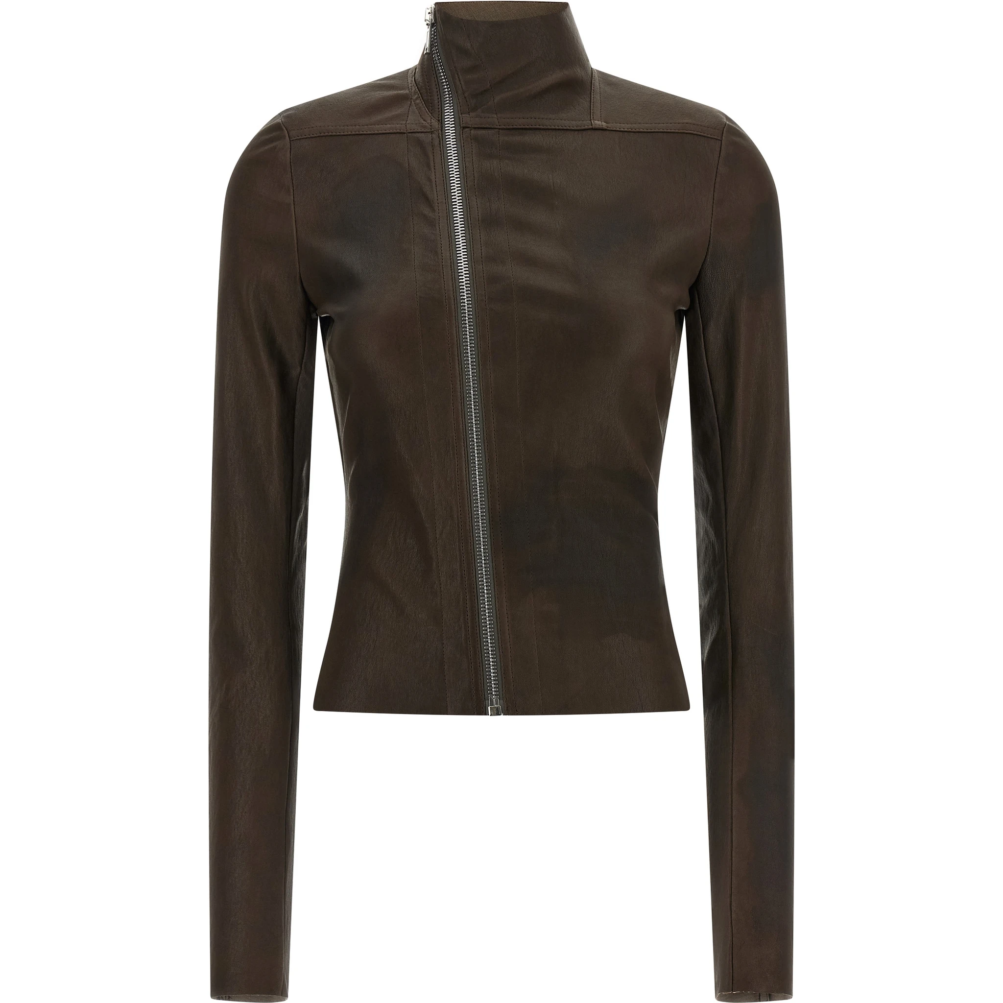 Brown Lamb Leather Leather Jacket