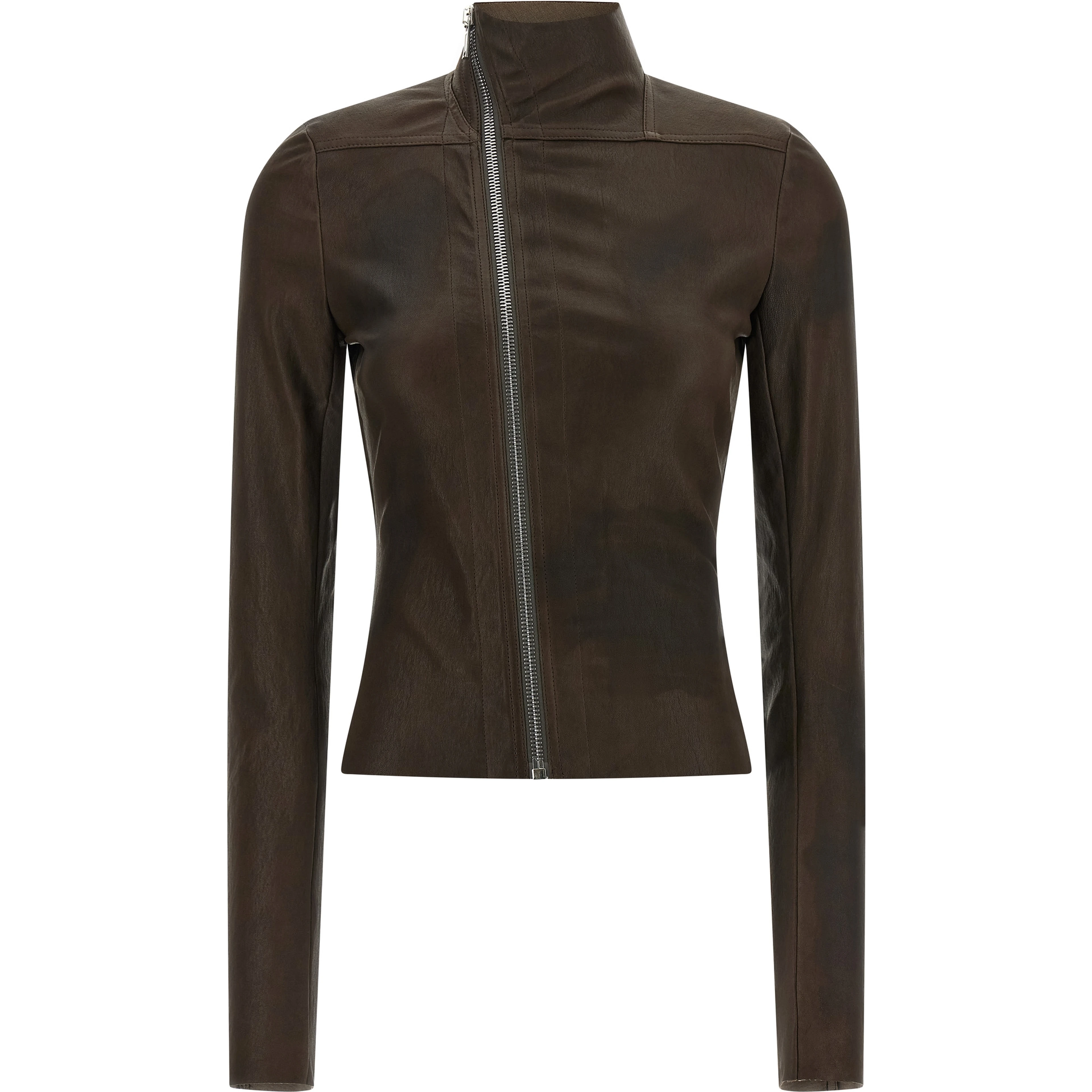 Brown Lamb Leather Leather Jacket