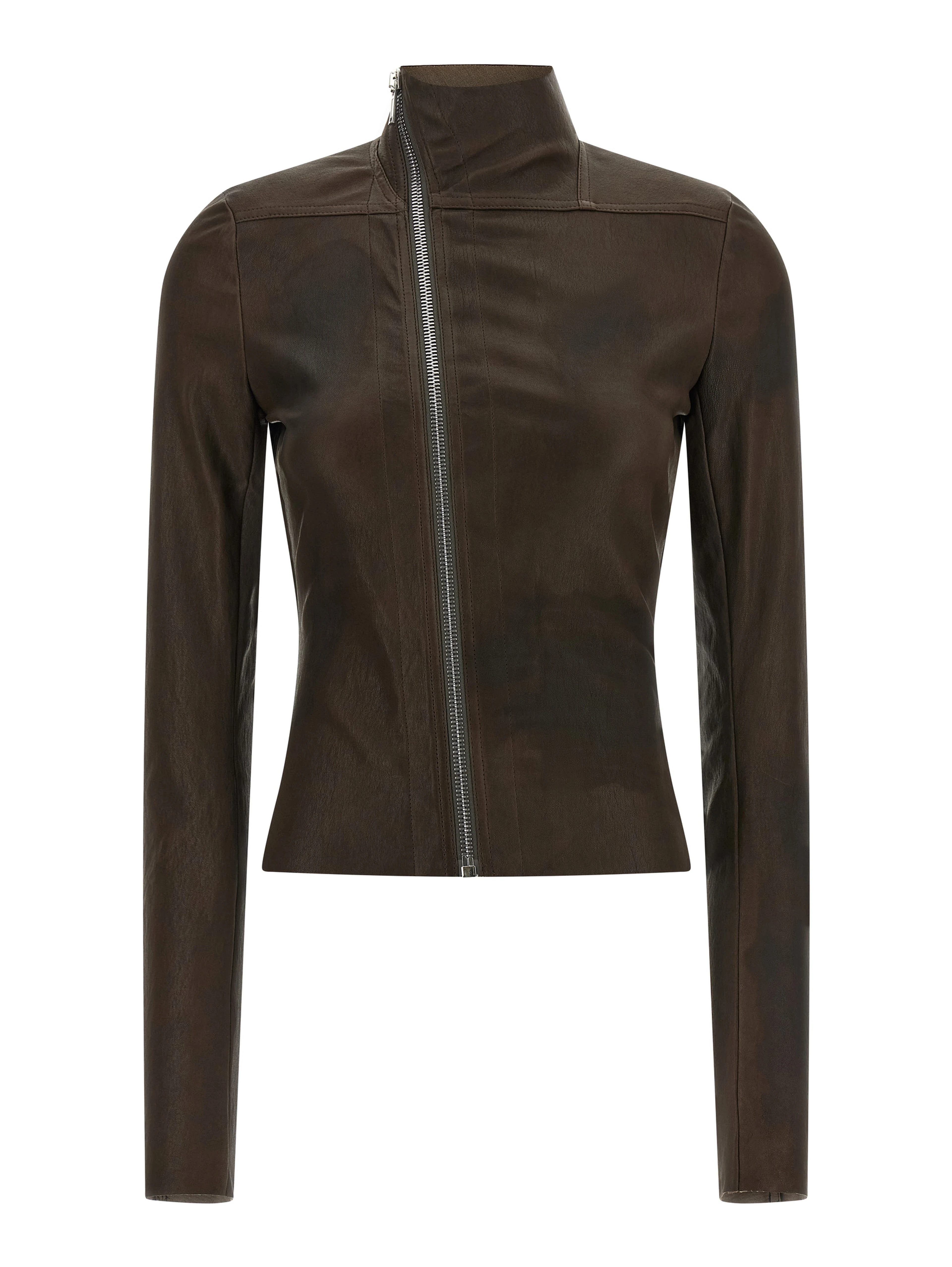 Brown Lamb Leather Leather Jacket