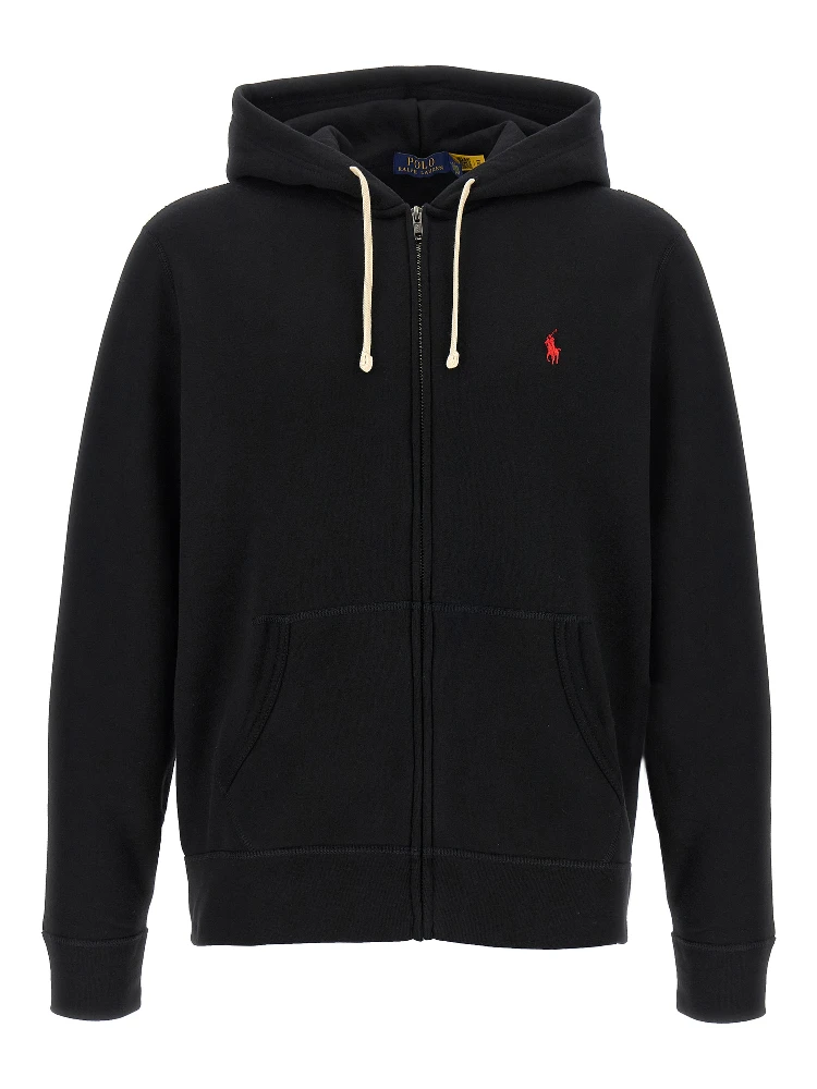 Black Cotton Sweatshirt