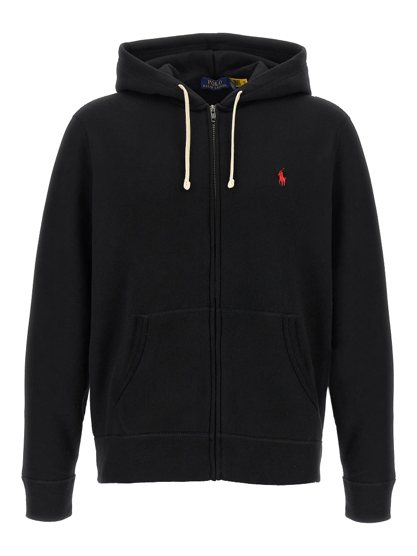 Black Cotton Sweatshirt