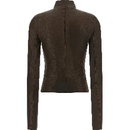 Brown Lamb Leather Leather Jacket