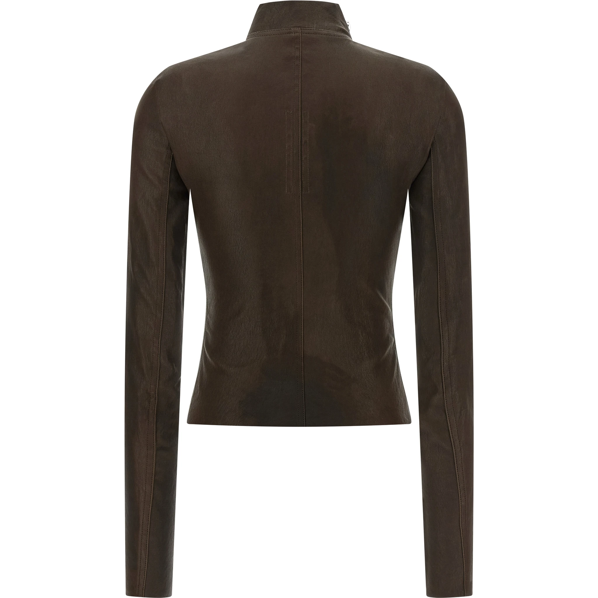 Brown Lamb Leather Leather Jacket