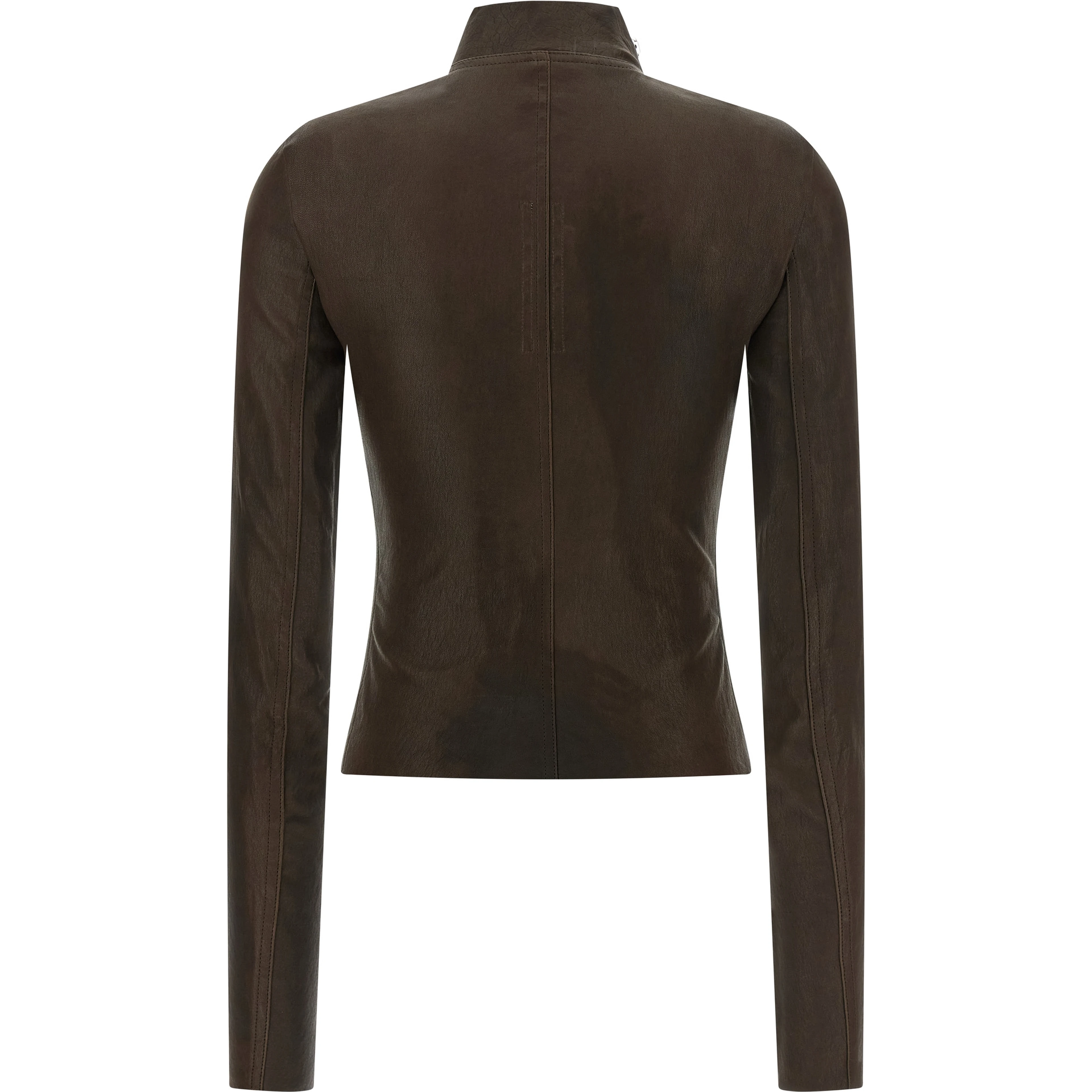 Brown Lamb Leather Leather Jacket