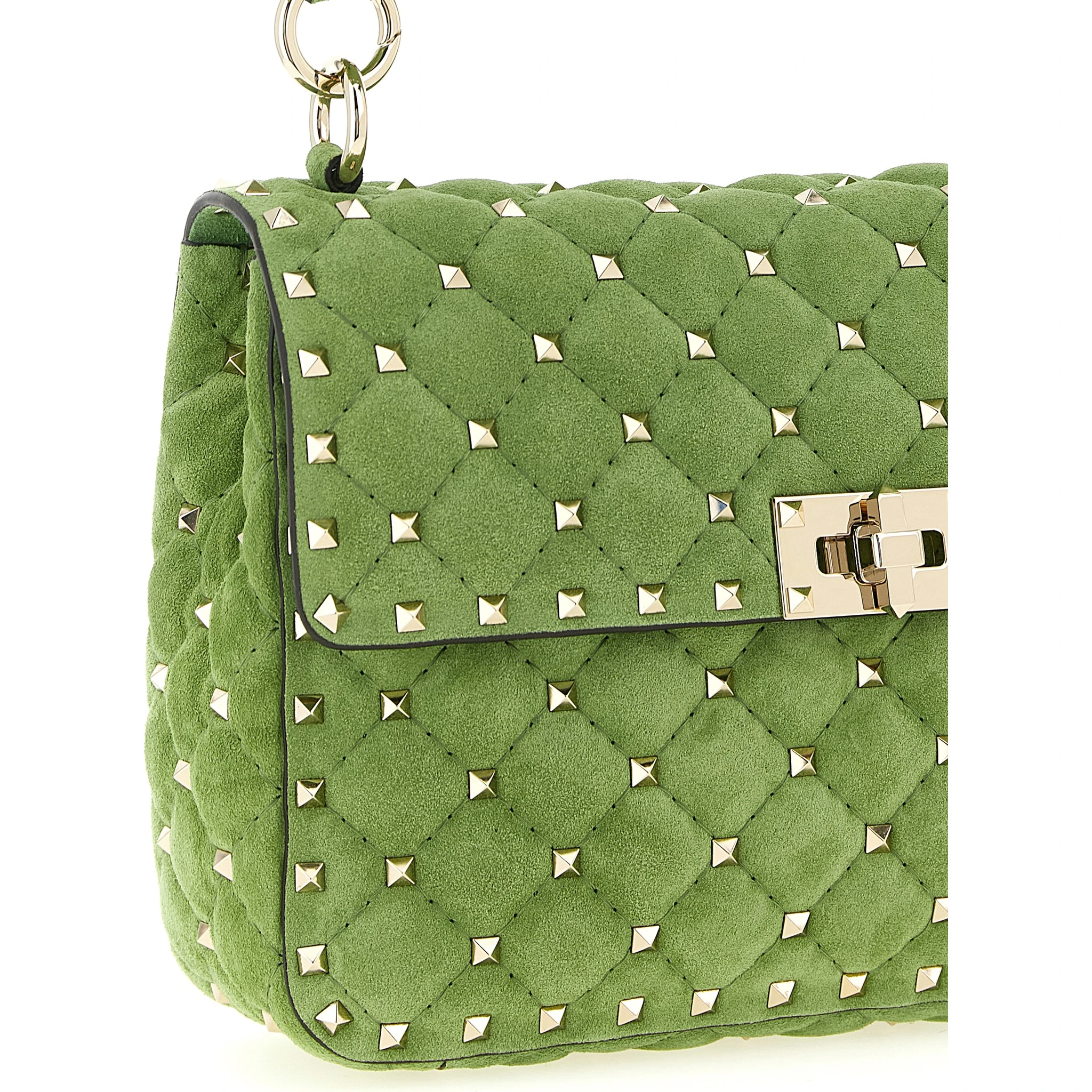 Bicolor Calfskin Shoulder Bag