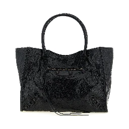 Black Lamb Leather Tote Bag