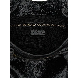 Black Lamb Leather Tote Bag