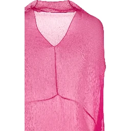 Fuchsia Silk Midi Dress
