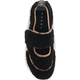 Black Polyamide Athletic Sneakers