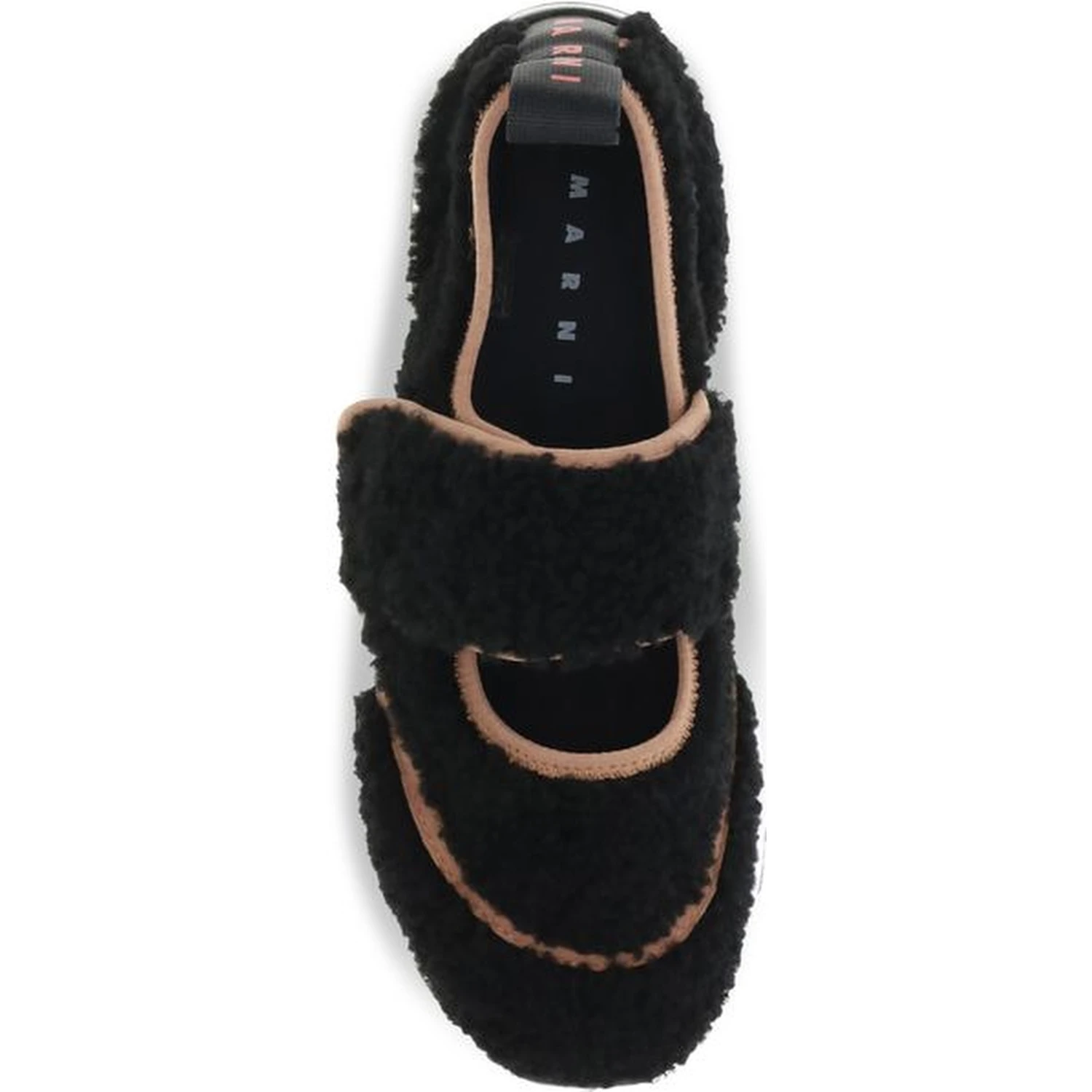 Black Polyamide Athletic Sneakers
