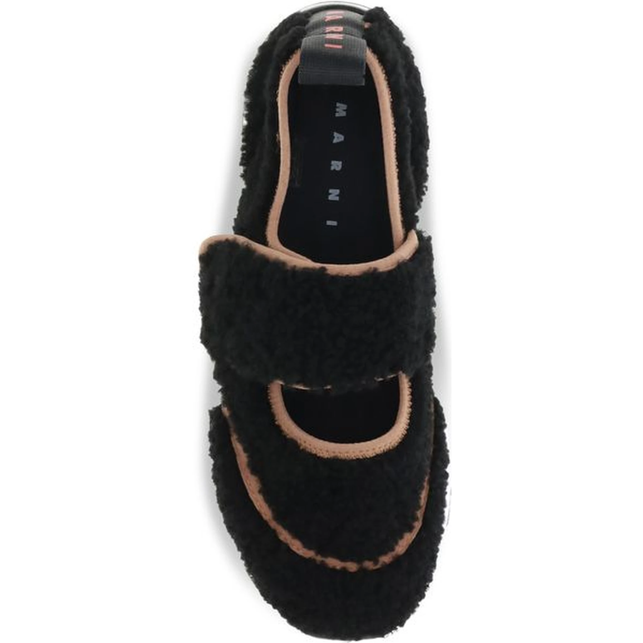 Black Polyamide Athletic Sneakers