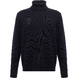 Blue Virgin Wool Cardigan