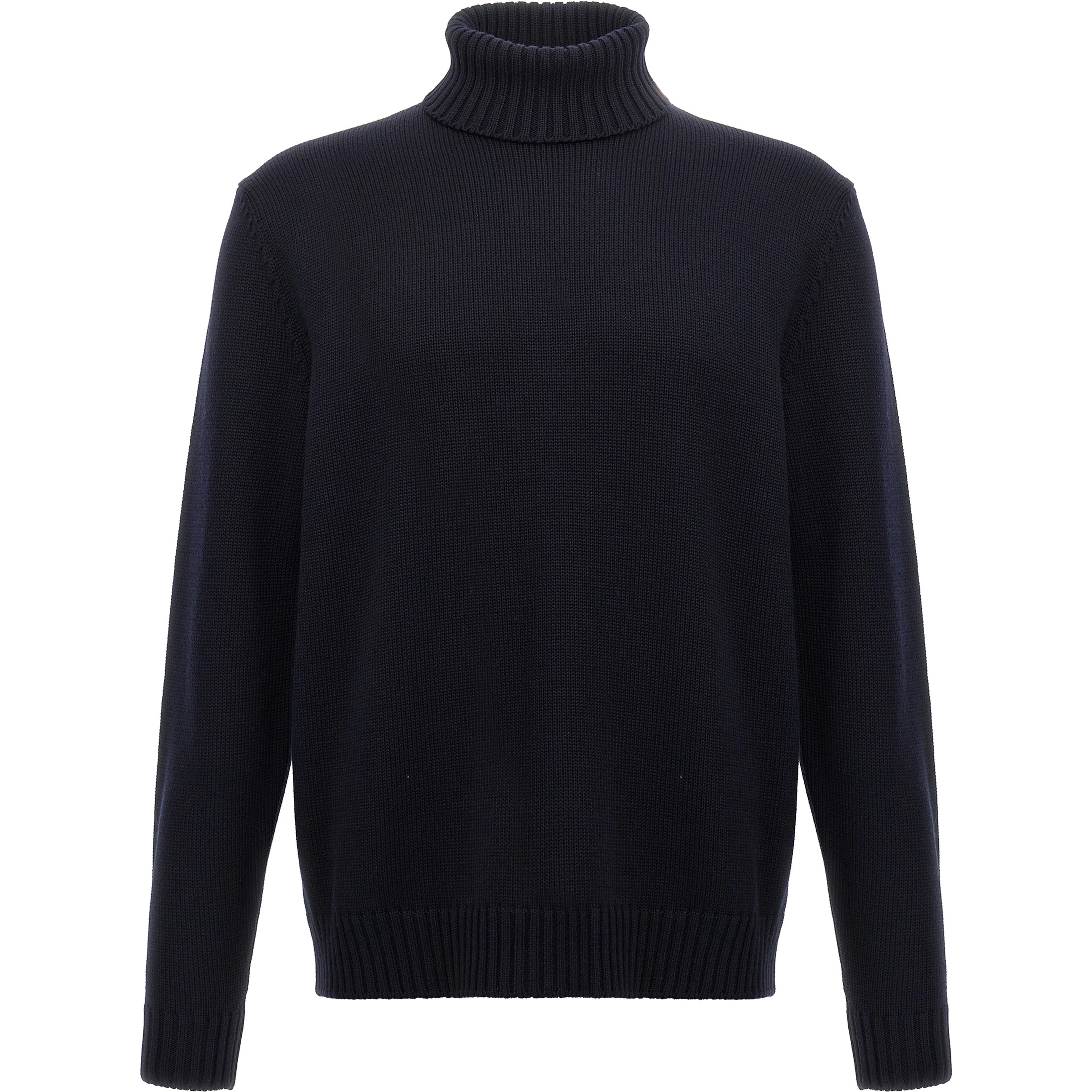 Blue Virgin Wool Cardigan