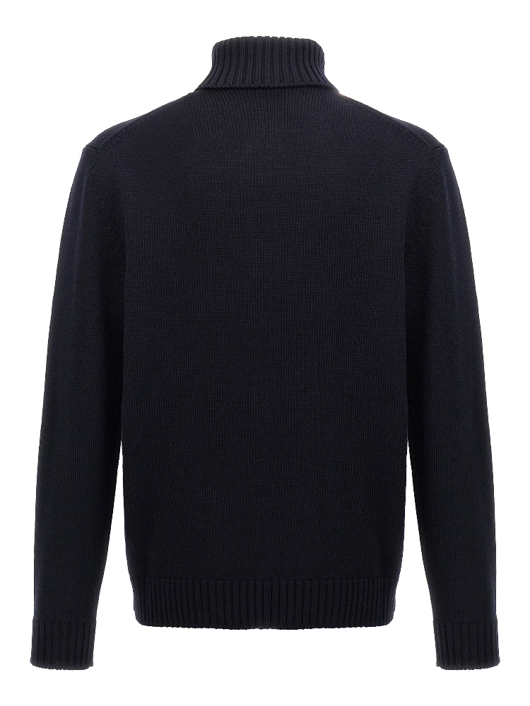 Blue Virgin Wool Cardigan alternative