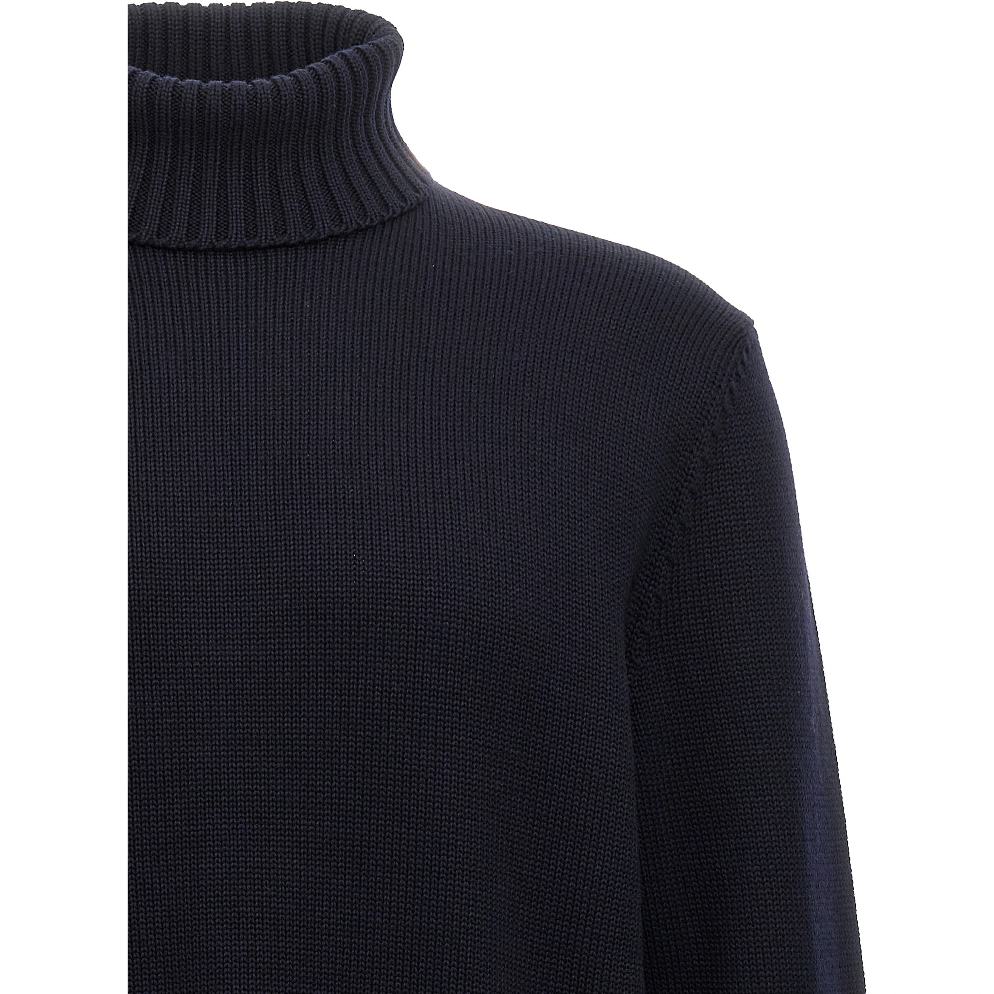 Blue Virgin Wool Cardigan