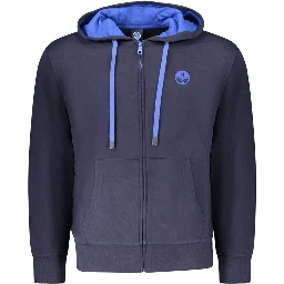 Blue Cotton Men's Sweatshirt