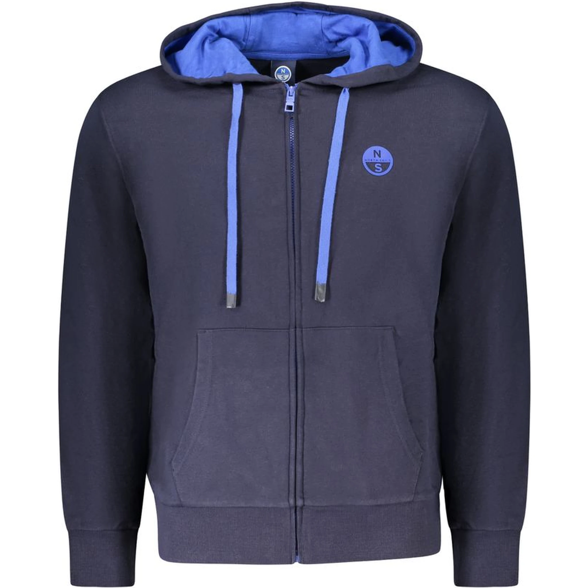 Blue Cotton Men's Sweatshirt