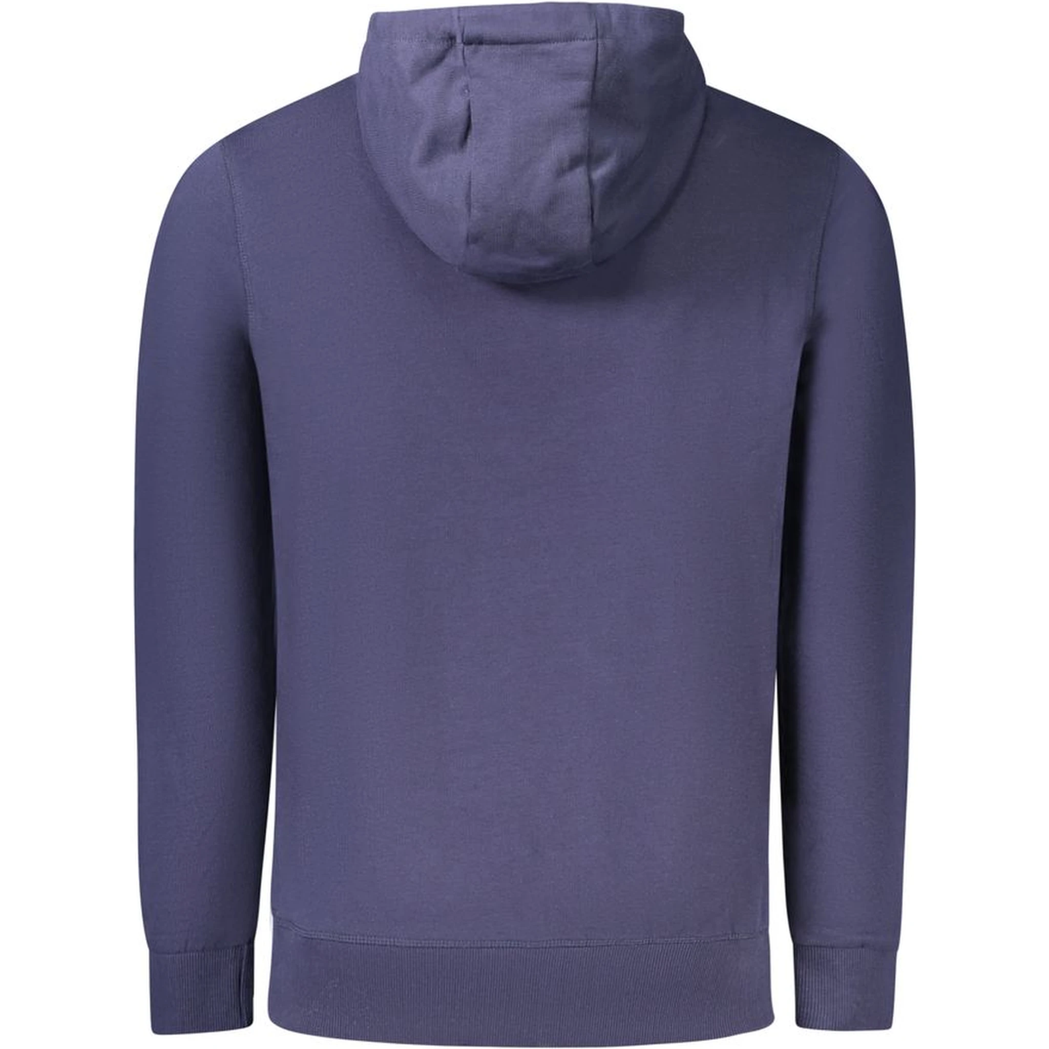 Blue Cotton Men's Hoodie