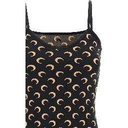 Black Polyamide Short Dress