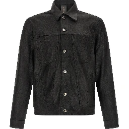 Black Lamb Leather Leather Jacket