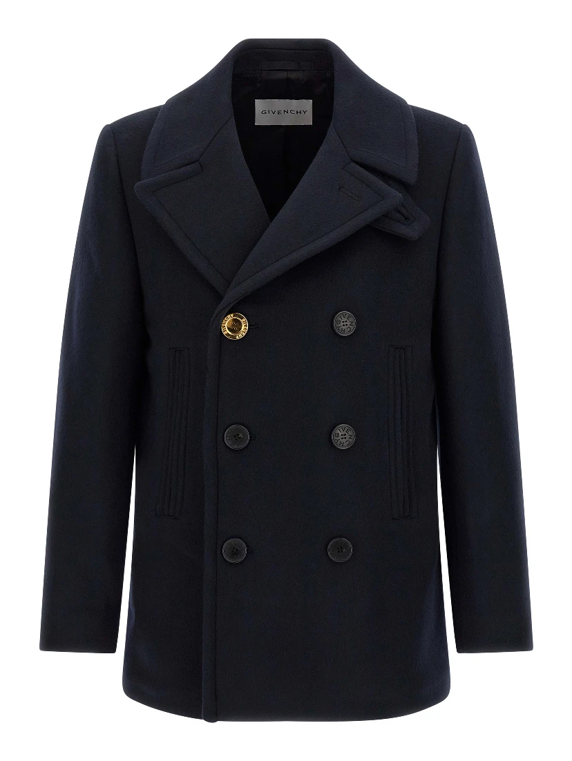 Blue Wool Coat
