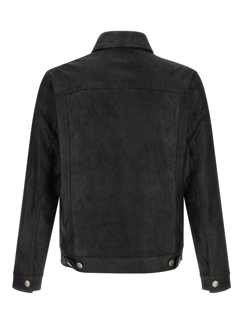 Black Lamb Leather Leather Jacket