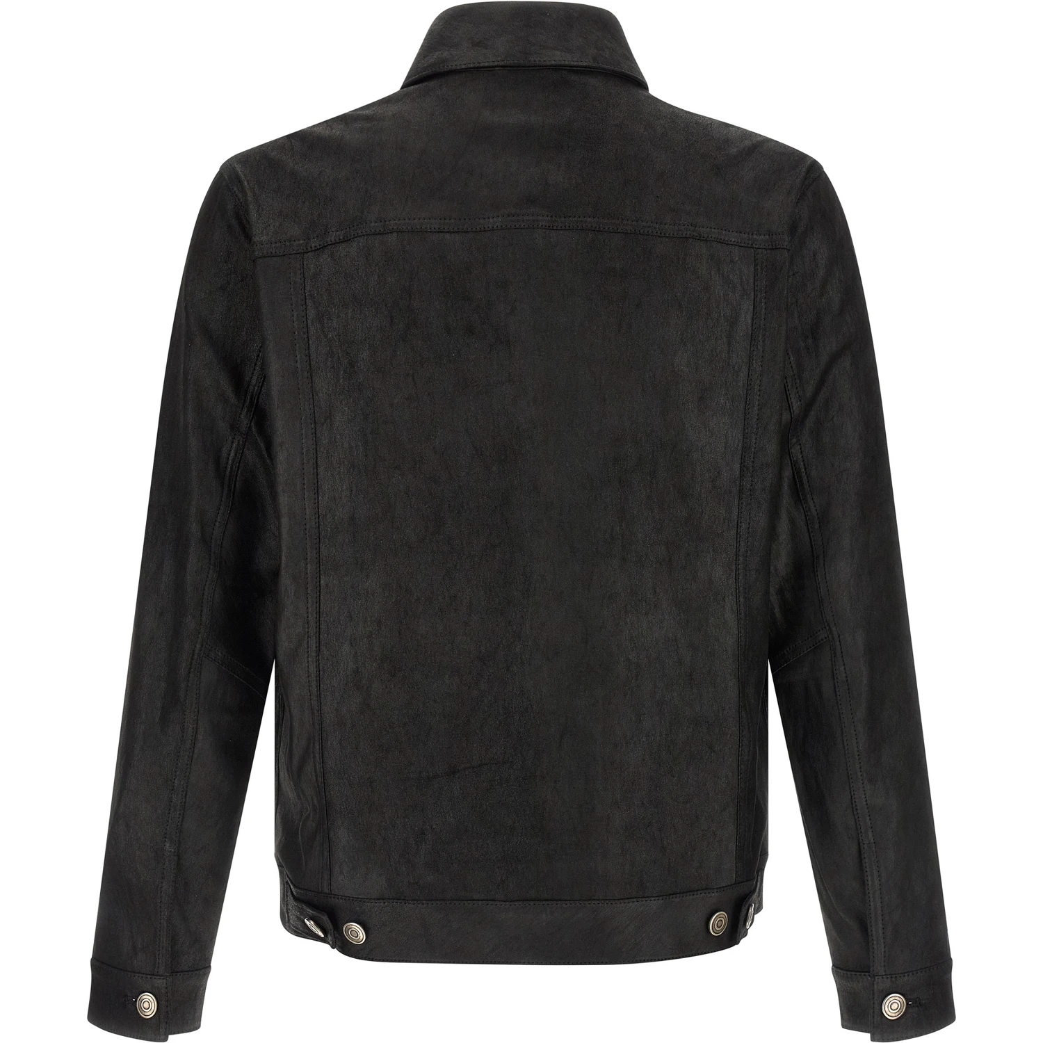Black Lamb Leather Leather Jacket