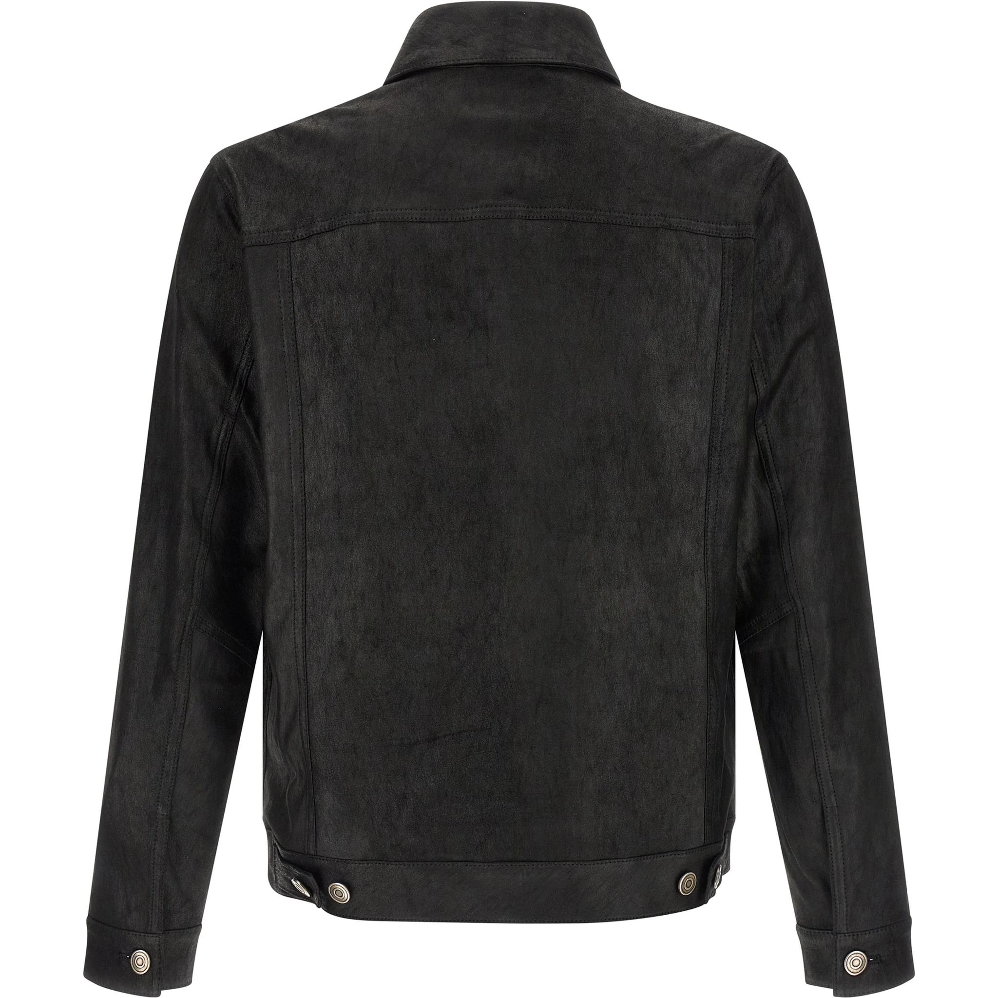 Black Lamb Leather Leather Jacket
