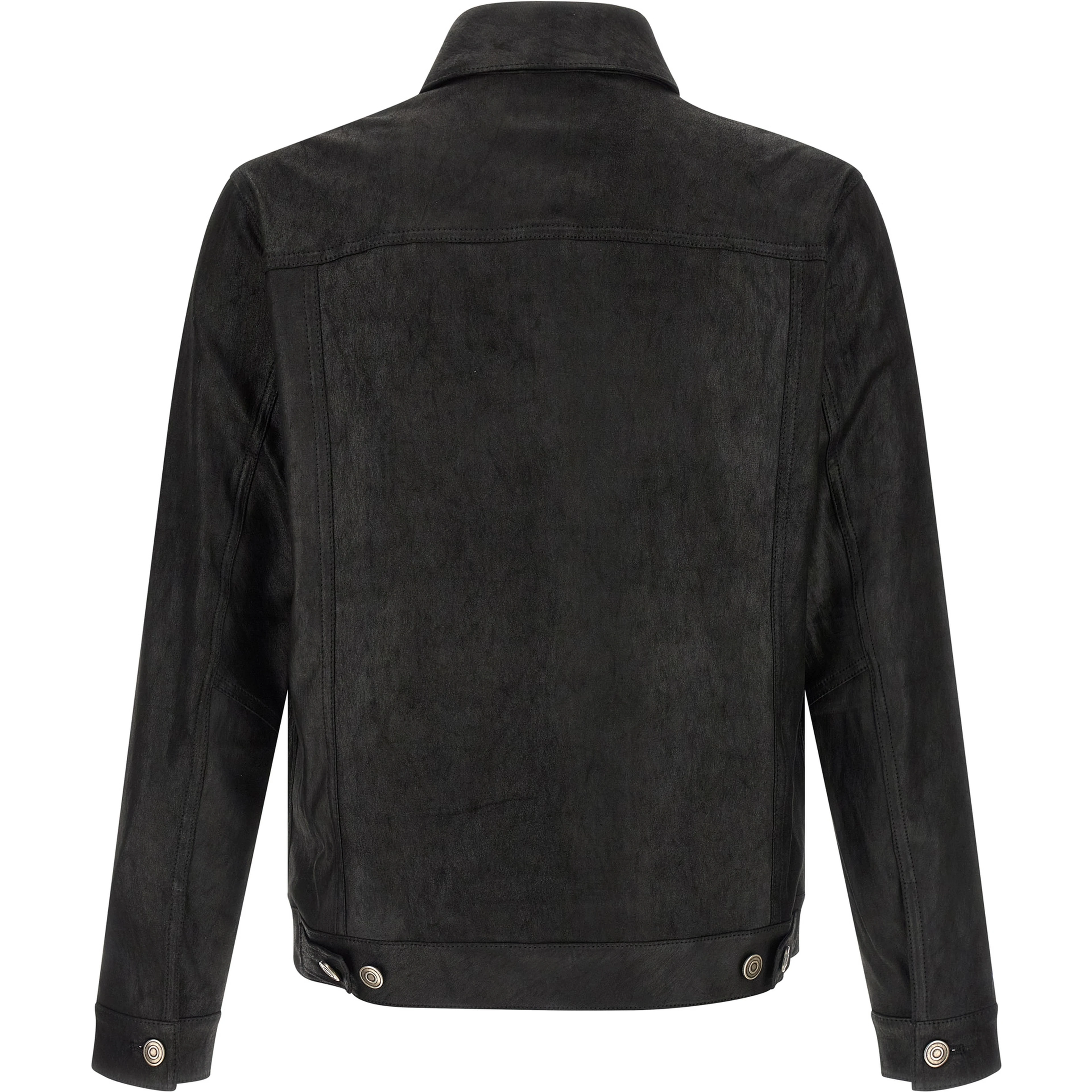 Black Lamb Leather Leather Jacket