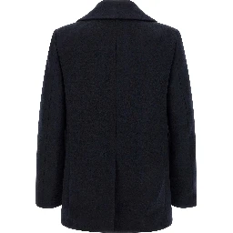 Blue Wool Coat