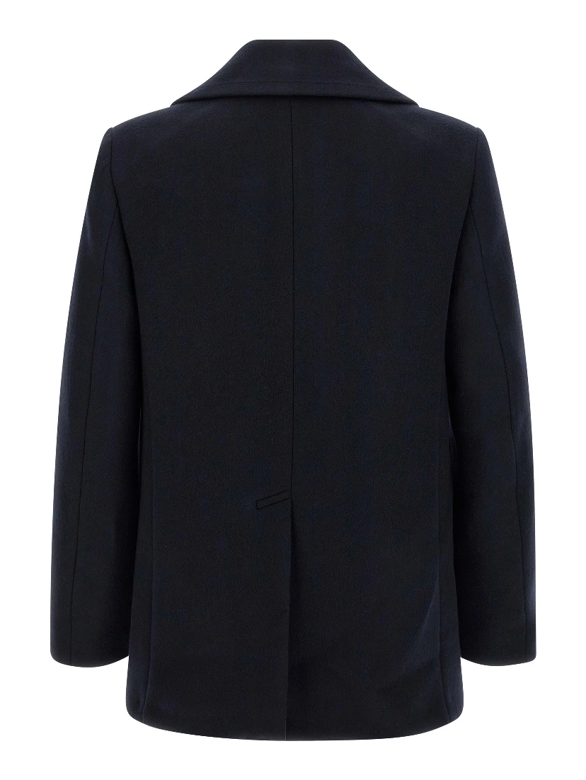 Blue Wool Coat