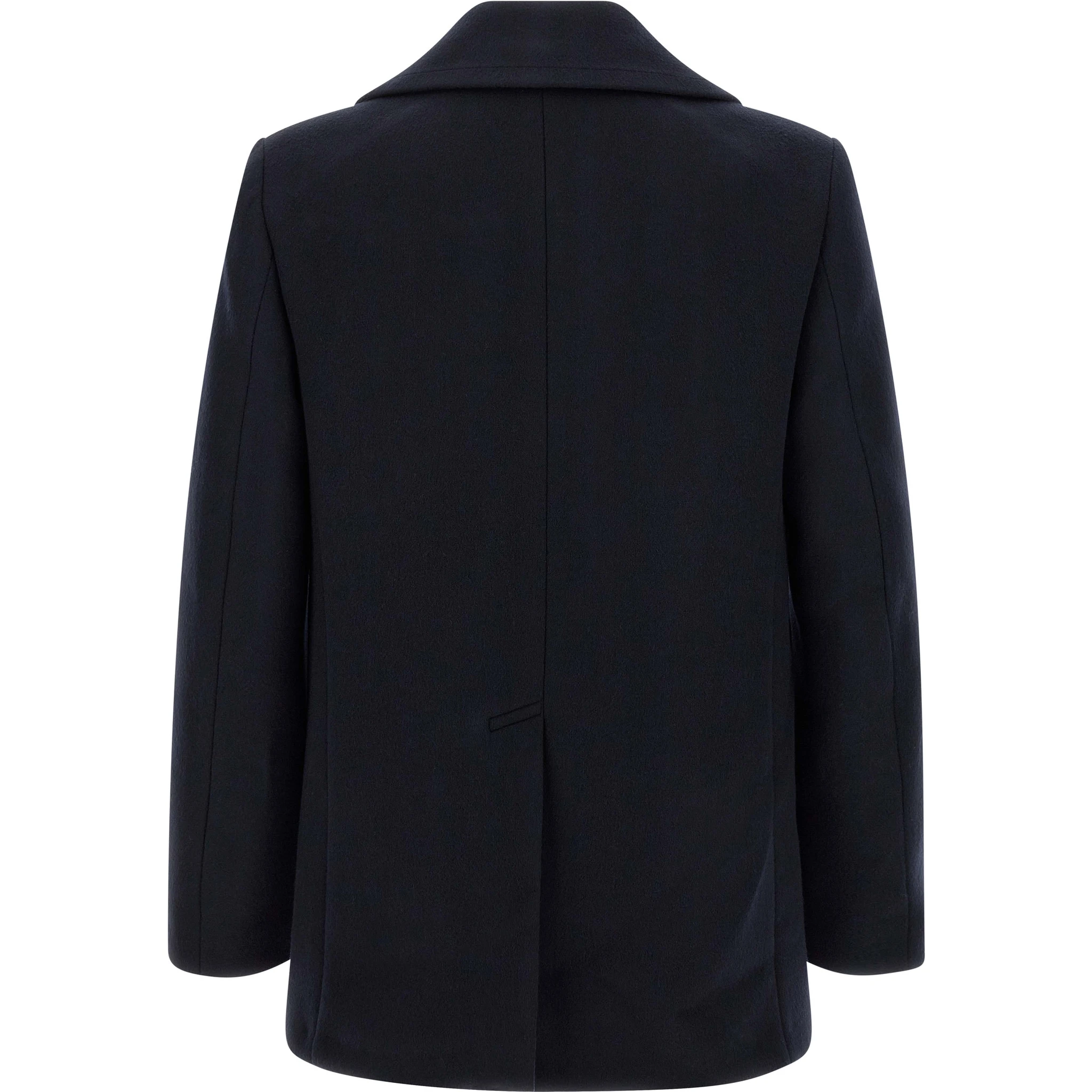 Blue Wool Coat