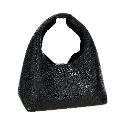 Black Cowhide Shoulder Bag
